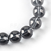 Electroplate Glass Beads Strands X-EGLA-Q062-6mm-A06-2