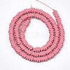 Spray Painted Non-magnetic Synthetic Hematite Beads Strands G-T116-13-12-2