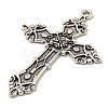 Tibetan Style Alloy Big Pendants TIBE-L013-02AS-02-2