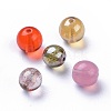 Transparent Czech Glass Beads GLAA-O018-13-3