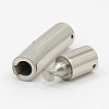 Tarnish Resistant 304 Stainless Steel Bayonet Clasps STAS-D032-3