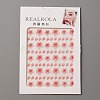 Women's PET Plastic Face Glitter Tattoos Stickers DIY-WH0386-05B-1