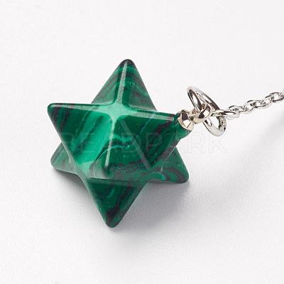 Chakra Natural & Synthetic Mixed Stone Dowsing Pendulums G-F516-01-1