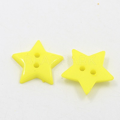 Acrylic Sewing Buttons BUTT-E070-A-10-1