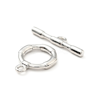 Brass Toggle Clasps KK-G416-28P-1