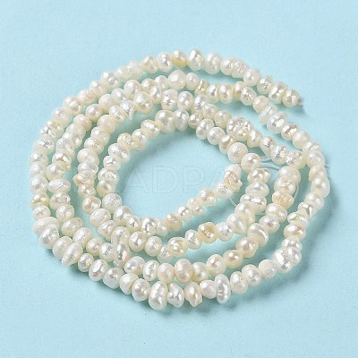 Natural Keshi Pearl Beads Strands PEAR-E018-64-1