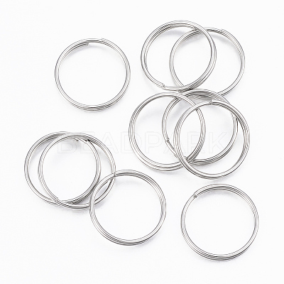 Tarnish Resistant 304 Stainless Steel Split Rings LS-STAS-H413-07P-E-1