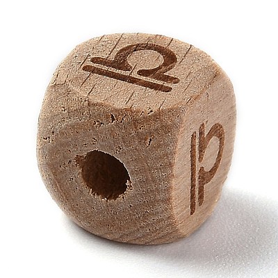 Natural Wood Constellation Beads WOOD-M002-07-1