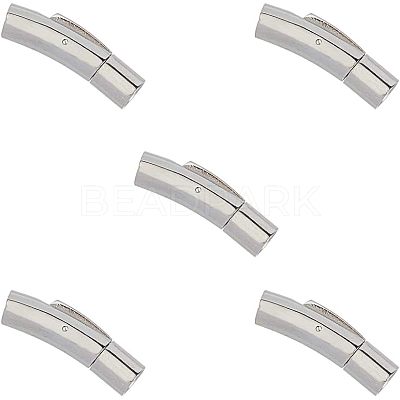304 Stainless Steel Bayonet Clasps STAS-UN0001-88E-1