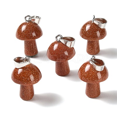 Synthetic Goldstone Pendants GG-CBAA0EE-05P-22-1