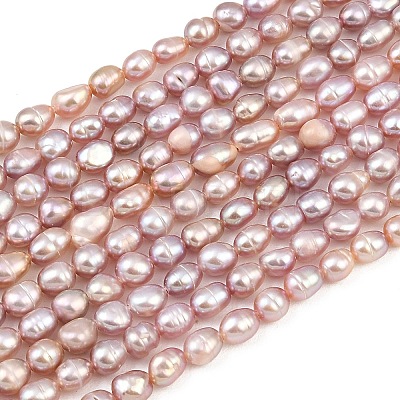 Natural Cultured Freshwater Pearl Beads Strands PEAR-F020-26C-1
