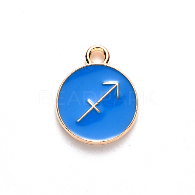 Alloy Enamel Pendants LS-ENAM-S124-01A-02F-1