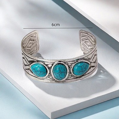 Alloy Cuff Bangles for Women FS-WG9514E-01-1