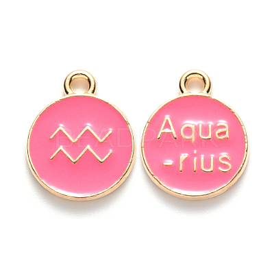 Alloy Enamel Pendants X-ENAM-S124-01A-03J-1