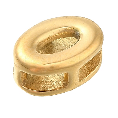 Ion Plating(IP) 304 Stainless Steel Slide Charms STAS-B075-37G-O-1