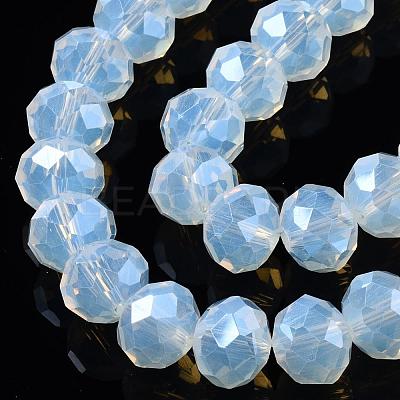 Electroplate Glass Beads Strands EGLA-A034-J10mm-A04-1