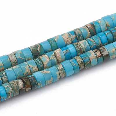 Synthetic Imperial Jasper Beads Strands G-T103-18H-1