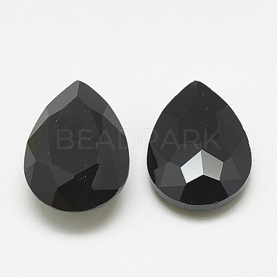 Pointed Back Glass Rhinestone Cabochons RGLA-T081-13x18mm-02-1