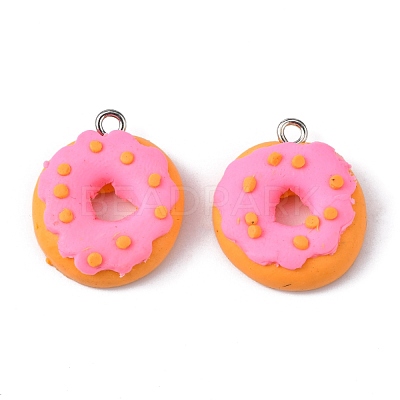 20Pcs Resin & Handmade Polymer Clay  Pendants FIND-FS0001-20-1
