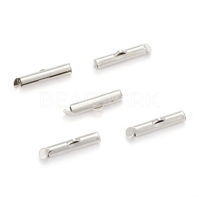 Iron Slide On End Clasp Tubes X-IFIN-R212-2.0cm-P-1