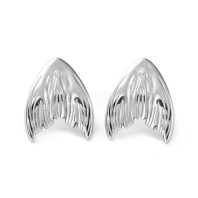 Non-Tarnish 304 Stainless Steel Stud Earrings EJEW-H115-27P-1