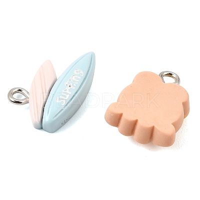 Summer Beach Resin Pendants RE-CBA814E-01-1
