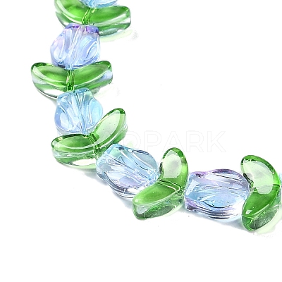 Transparent Glass Bead Strands GLAA-K070-02I-1