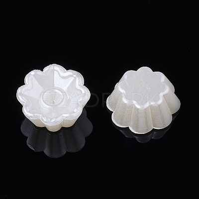 ABS Plastic Imitation Pearl  Rhinestone Settings OACR-S020-16-1