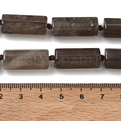 Natural Smoky Quartz Beads Strands GG-CBA086A-03A-01-1