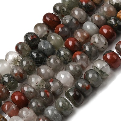 Natural African Bloodstone Beads Strands G-A280-A06-01-1