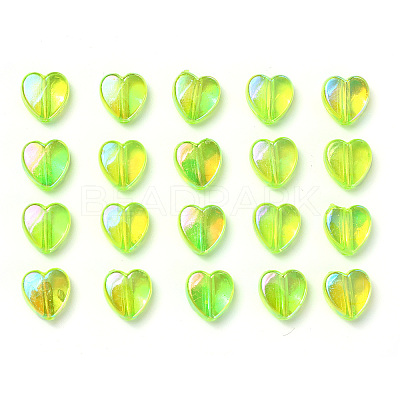 100Pcs Eco-Friendly Transparent Acrylic Beads TACR-YW0001-07G-1