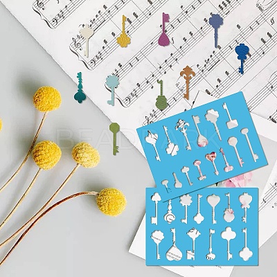 Acrylic Earring Handwork Template DIY-WH0359-086-1