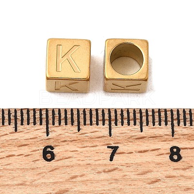 304 Stainless Steel European Beads STAS-D382-02K-G-1