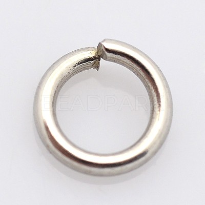 Tarnish Resistant 304 Stainless Steel Open Jump Rings X-STAS-E067-08-7mm-1