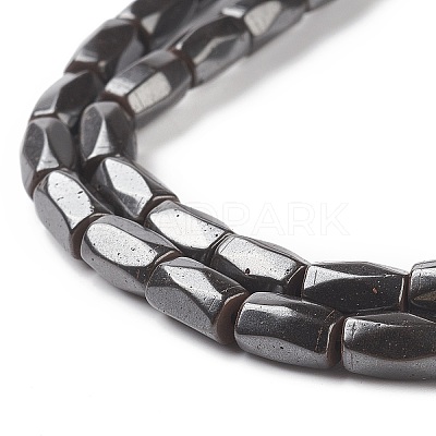 Magnetic Synthetic Hematite Beads Strands X-IM302-1