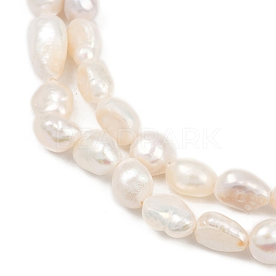 Natural Cultured Freshwater Pearl Beads Strands PEAR-P064-20H-01A-1