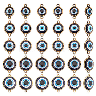 30Pcs 5 Style Plastic Connector Charms FIND-AR0002-83AB-1