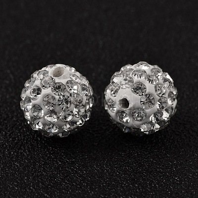 Pave Disco Ball Beads RB-Q195-10mm-001-1