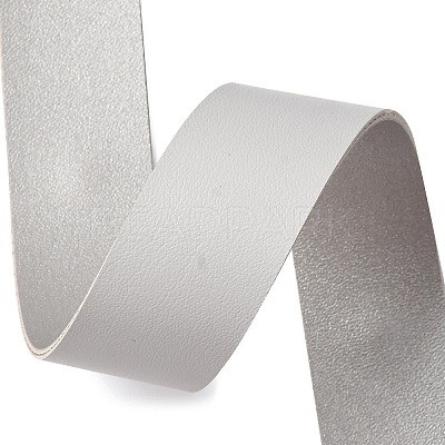 2M PVC Double Face Imitation Leather Ribbons SRIB-WH0011-127B-05-1
