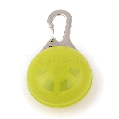 Plastic & Iron LED Collar Light AJEW-P080-03-1