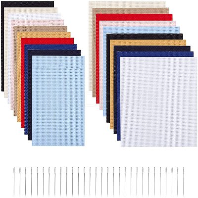 11CT Cross Stitch Fabric Sheets DIY-NB0004-11-1