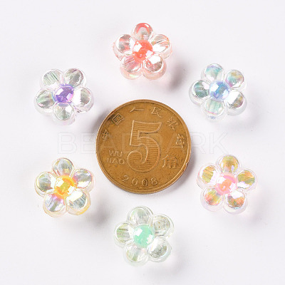 Transparent Acrylic Beads TACR-S152-06B-1