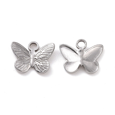 Non-Tarnish 304 Stainless Steel Charms STAS-C059-04P-1