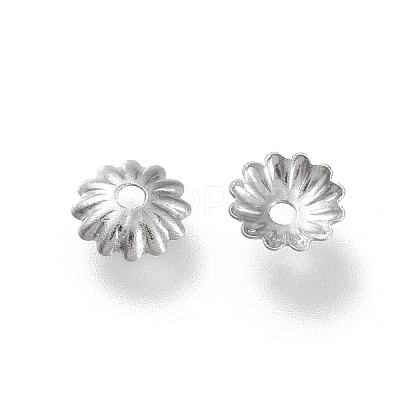 Non-Tarnish 304 Stainless Steel Bead Caps STAS-K194-06P-01-1