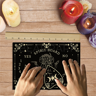Pendulum Dowsing Divination Board Set DJEW-WH0324-002-1