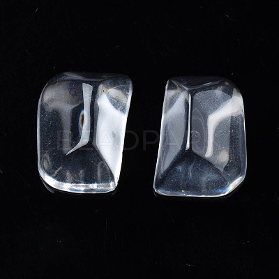 Transparent Rectangle Resin Cabochons CRES-N031-006A-A01-1
