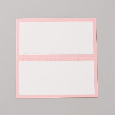 Paper Blank Place Cards for Wedding DIY-WH0899-883B-1