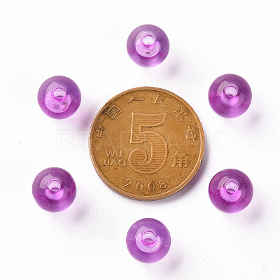 Transparent Acrylic Beads MACR-S370-A8mm-740-1