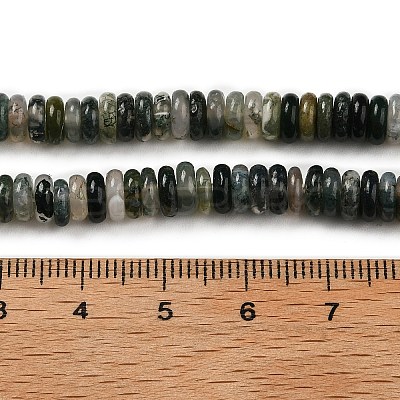 Natural Moss Agate Beads Strands G-NH0062-A01-01-1