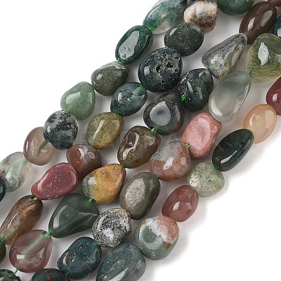 Natural Indian Agate Beads Strands G-F521-53-1